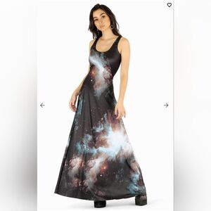 Blackmilk Galaxy Black Maxi Dress